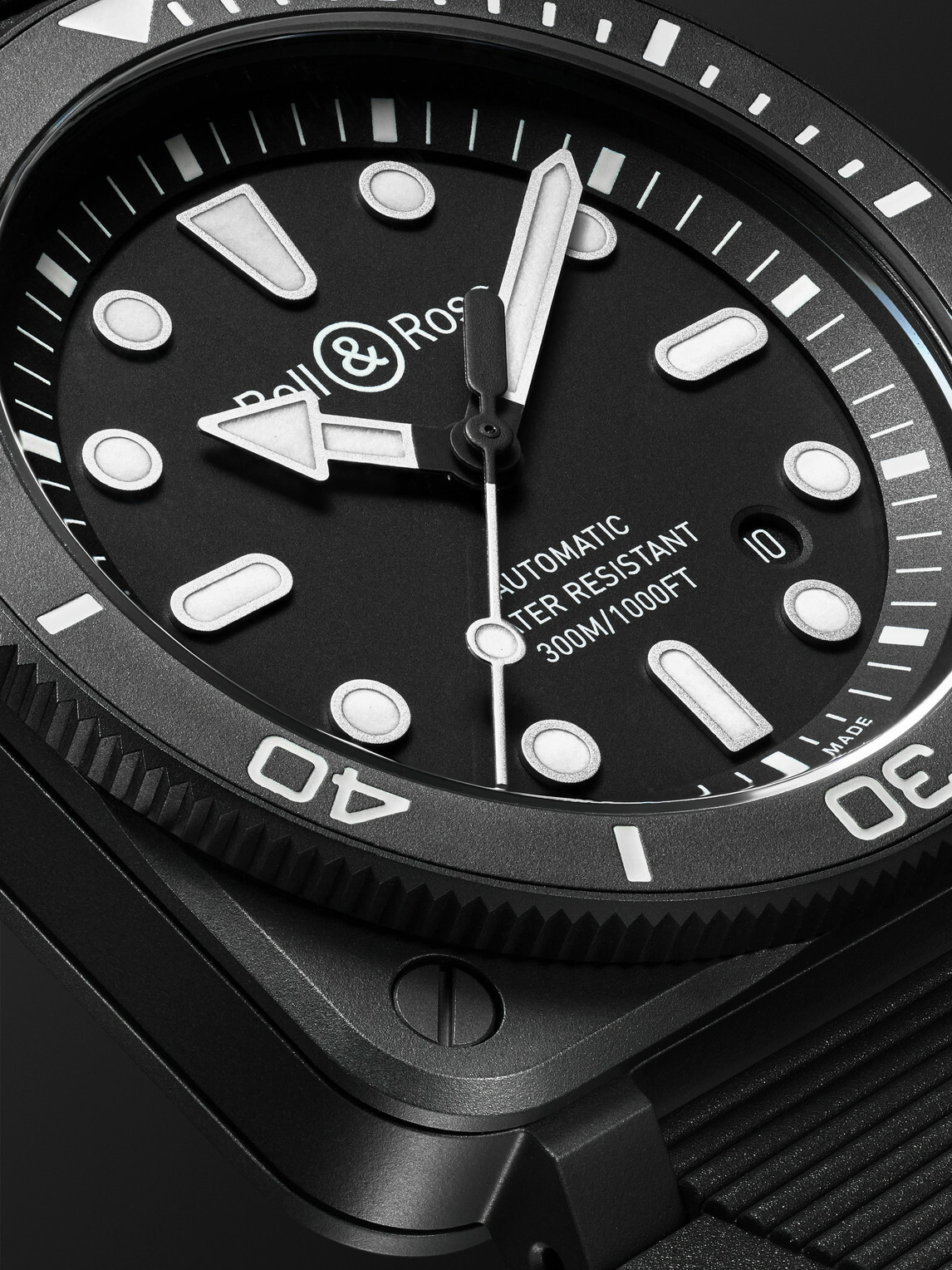 Bell & Ross - BR-03 Diver Automatic Ceramic Watch, Ref. BR03A-D-BL-CE/SRB