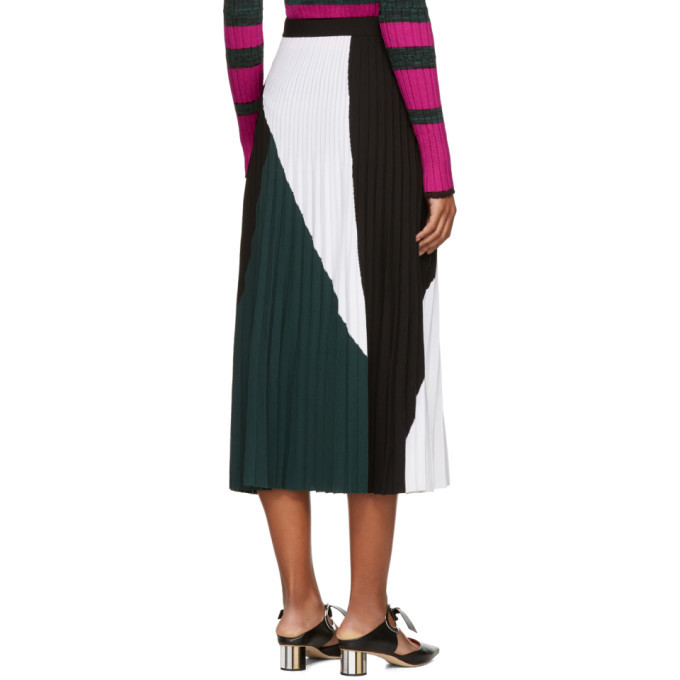 Proenza Schouler Multicolor Pleated Knit Skirt Proenza Schouler