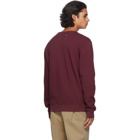 Maison Margiela Burgundy Logo Sweatshirt