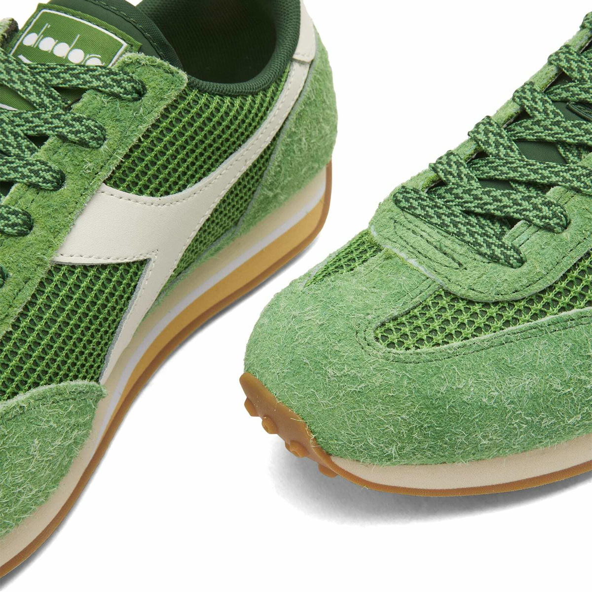 Diadora Rally Sneaker in Green Peas Cream