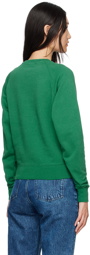 Maison Kitsuné Green Fox Head Sweatshirt