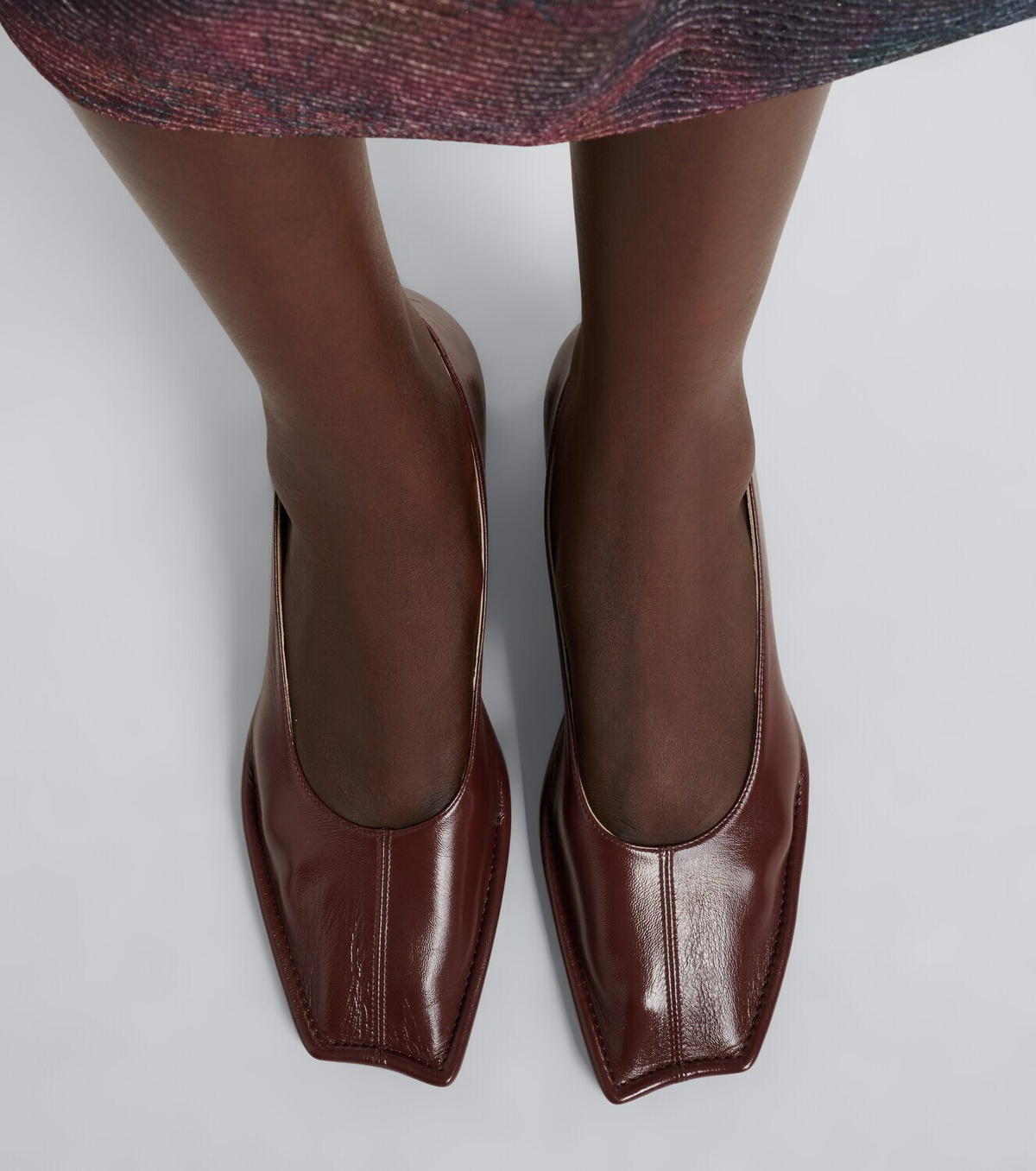 Maison Margiela Piped leather pumps