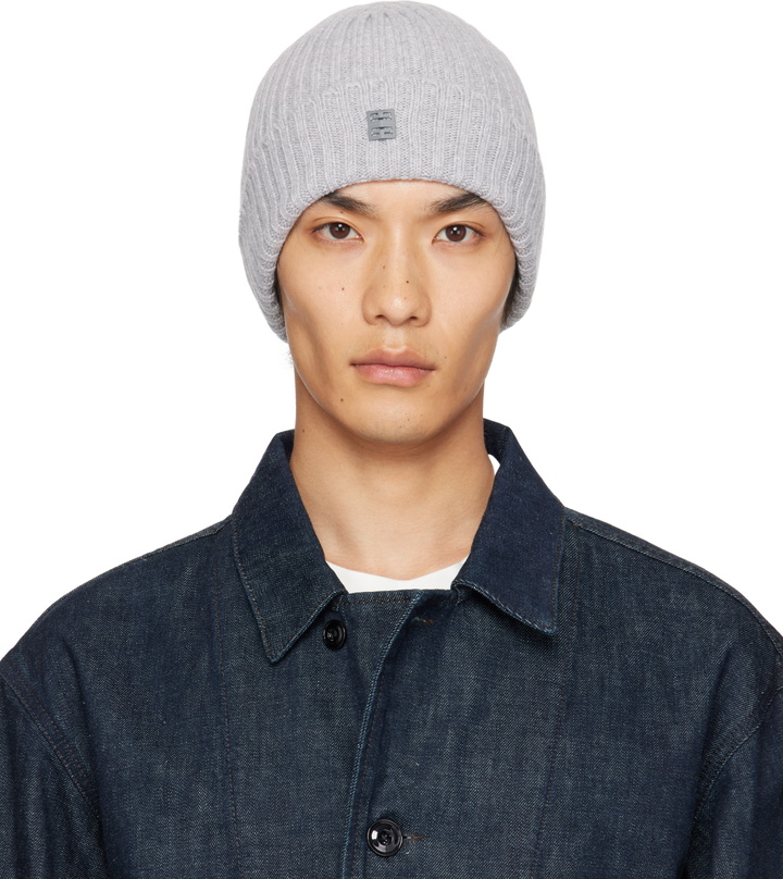 Photo: Givenchy Gray Ribbed Beanie
