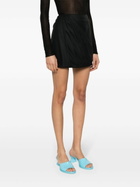 RACIL Black Misha Draped Mini Skirt