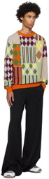Moschino Multicolor Patchwork Sweater
