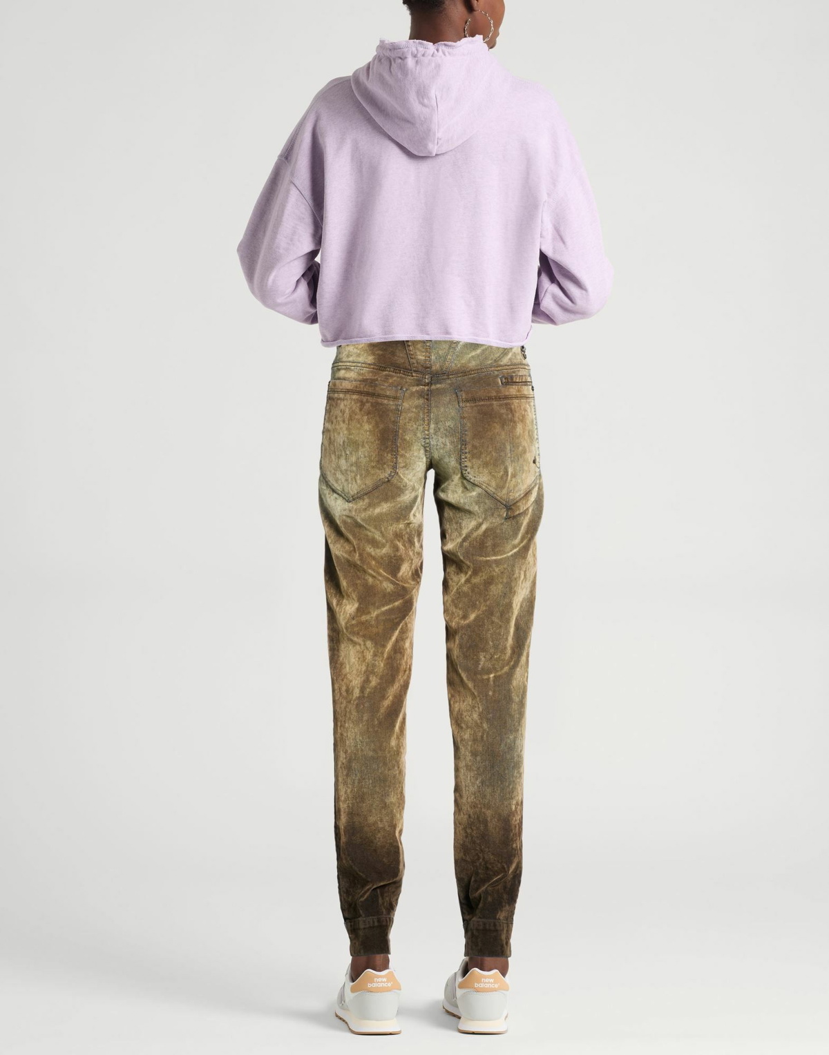 High Use Womens Jeans in Brown