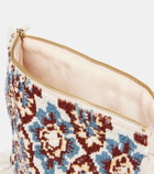 La DoubleJ Sequined clutch