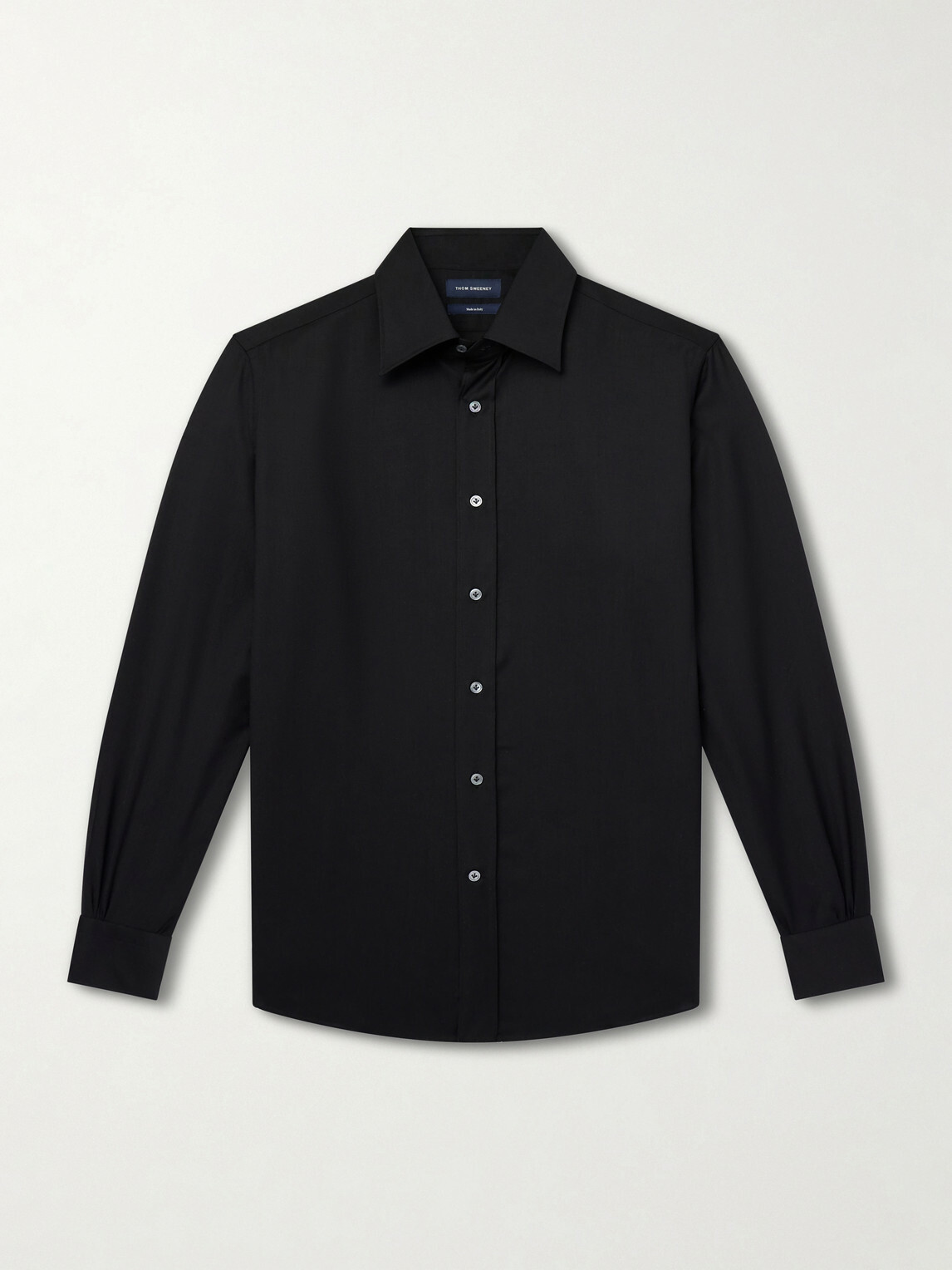 Thom Sweeney - Wool Shirt - Black