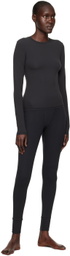 SKIMS Black Fits Everybody Long Sleeve T-Shirt