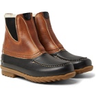 QUODDY - Barn Shearling-Lined Leather and EVA Boots - Brown