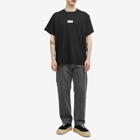 MM6 Maison Margiela Men's Number Label T-Shirt in Black