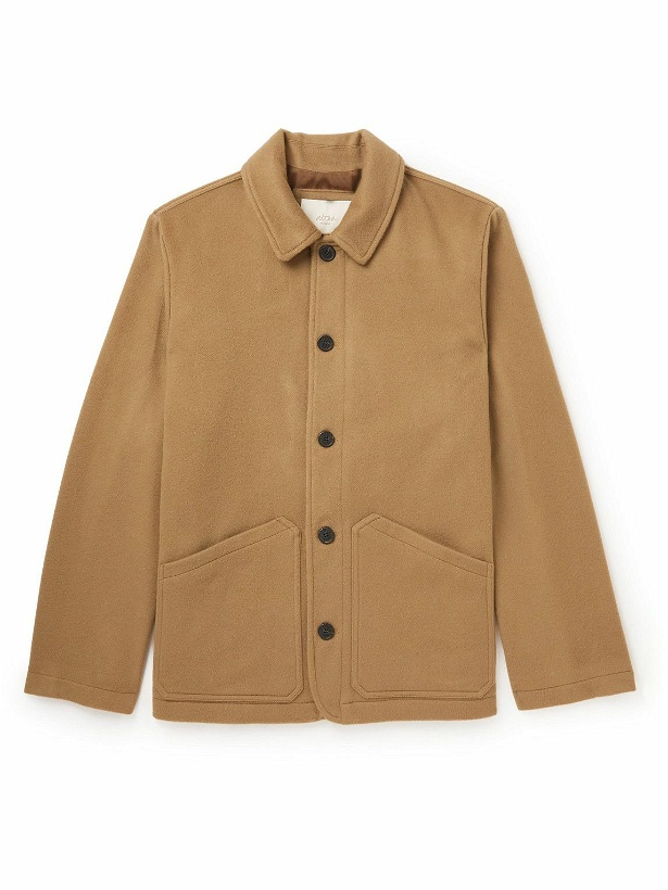 Photo: Altea - Cashmere and Wool-Blend Chore Jacket - Brown