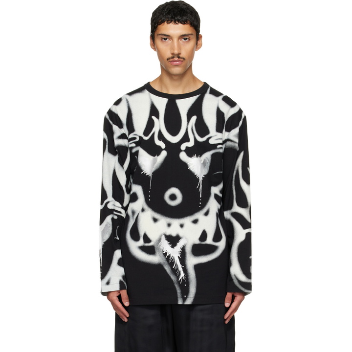 Photo: Y-3 Black Chito Edition Graphic Long Sleeve T-shirt