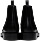 Lanvin Black Banjo Ankle Boots
