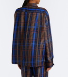 Asceno Maya checked silk shirt