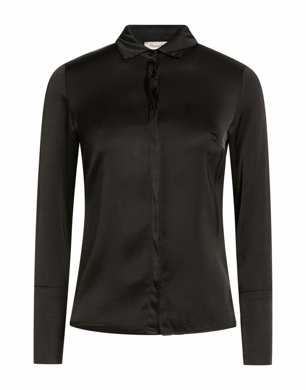 Manila Grace Womens Shirt in Black