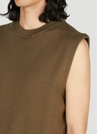 GR10K - Jersey Sleeveless Top in Brown