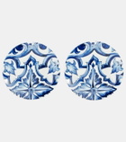 Dolce&Gabbana Casa Set of 2 porcelain dessert plates