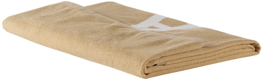 AMI Paris Beige & White Ami de Cœur Beach Towel