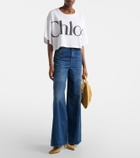 Chloé Summer Banana raffia shoulder bag