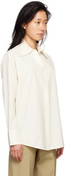 GIA STUDIOS Off-White Pointed Collar Shirt