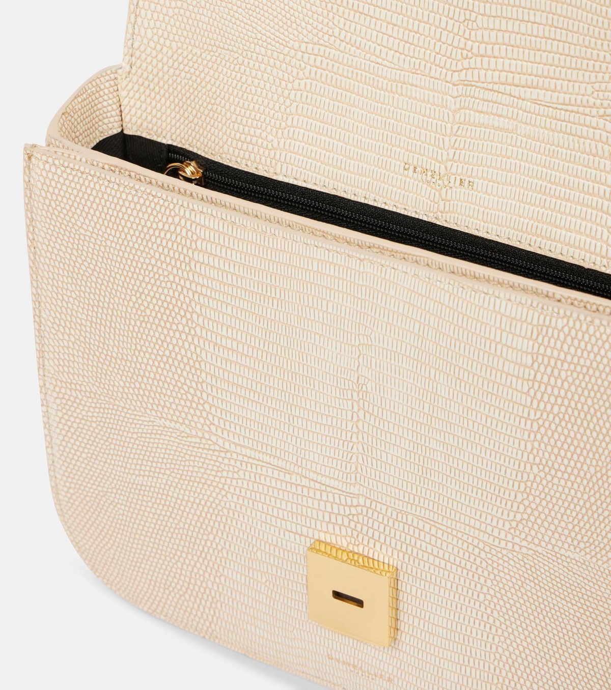 DeMellier Vancouver croc-effect leather crossbody bag