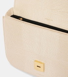 DeMellier Vancouver croc-effect leather crossbody bag