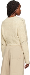 Recto Beige Button Cardigan