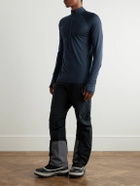 Houdini - Desoli Solid Merino™ Half-Zip Ski Base Layer - Blue