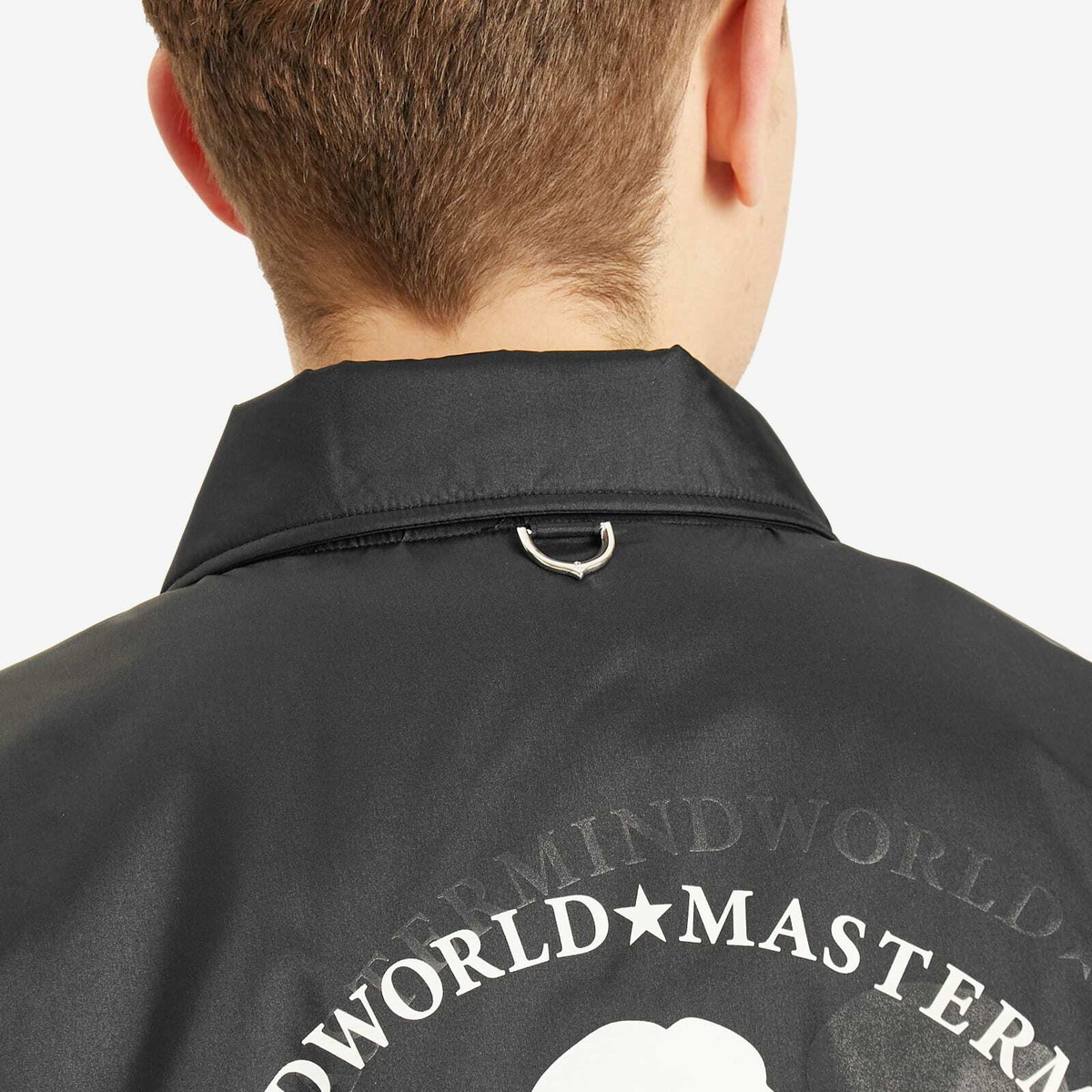 MASTERMIND WORLD Men's Coach Jacket in Black MASTERMIND WORLD