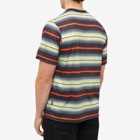 Noon Goons Men's Focus Stripe T-Shirt in Black/Green/Red