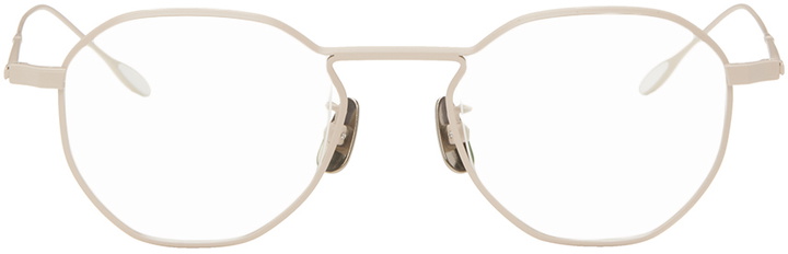 Photo: YUICHI TOYAMA. SSENSE Exclusive Beige Herbert Glasses