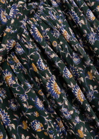 Veronica Beard Mick Floral-print Silk Maxi Dress Dark Green