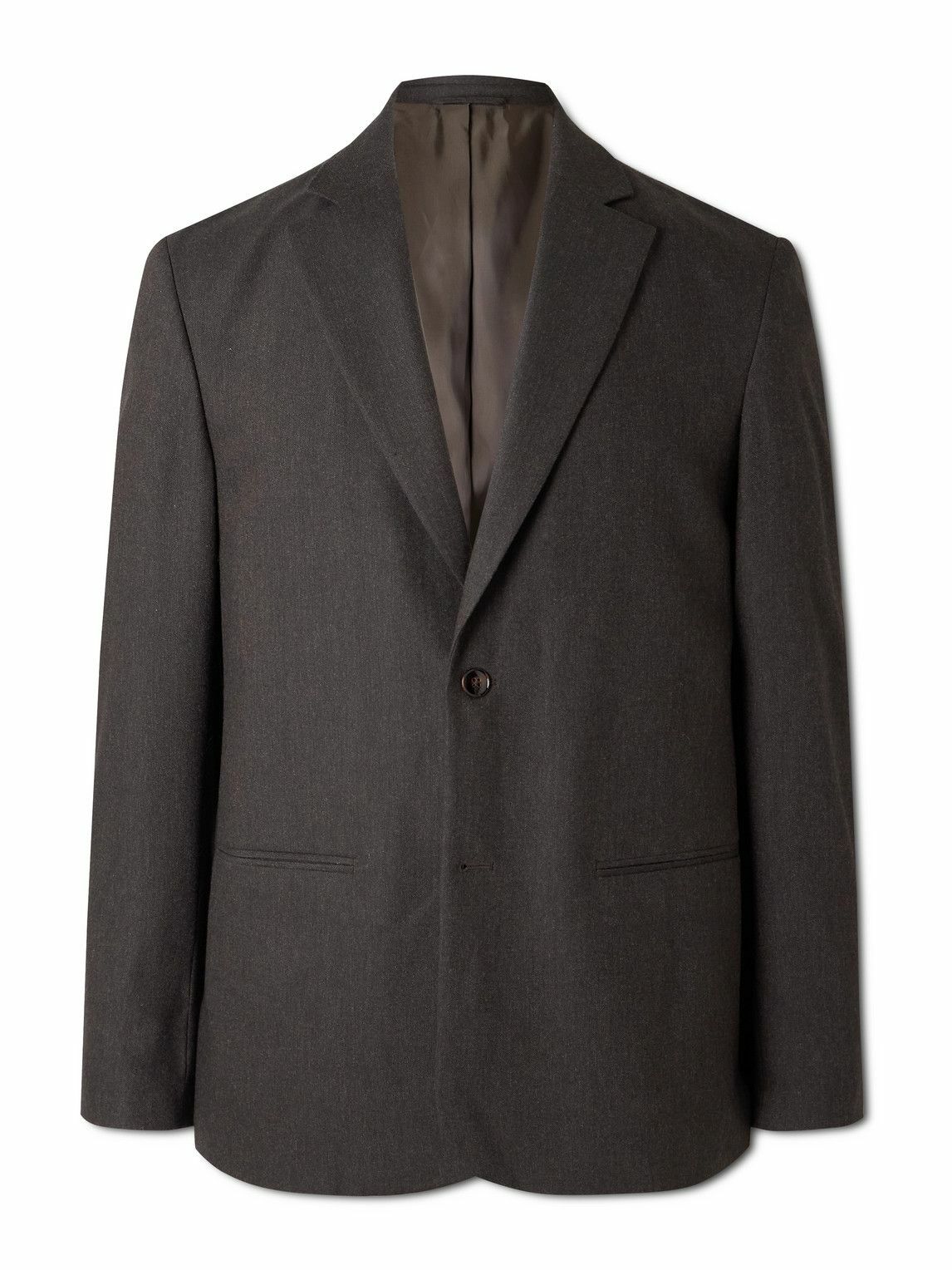 NN07 - Timo 10005 Recycled Woven Suit Jacket - Brown