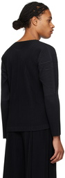 HOMME PLISSÉ ISSEY MIYAKE Black Basics Long Sleeve T-Shirt