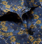 nonnative - Liberty Camp-Collar Floral-Print Cotton-Blend Shirt - Men - Navy