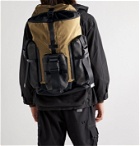 Master-Piece - Rogue Leather-Trimmed Coated-Cotton, CORDURA Ripstop and Nylon Backpack - Neutrals