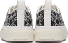 AMIRI White & Gray MA Quad Court Low Sneakers
