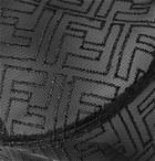 Fendi - Logo-Embroidered Organza Bucket Hat - Black