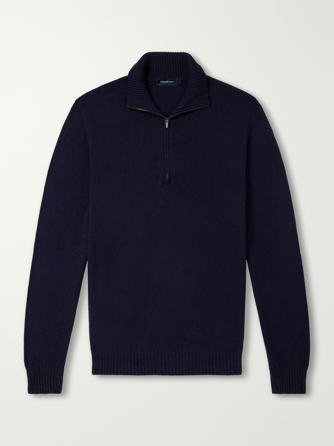 Thom Sweeney - Cashmere Half-Zip Sweater - Blue