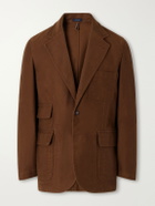 Drake's - Mk. IV Cotton-Moleskin Blazer - Brown