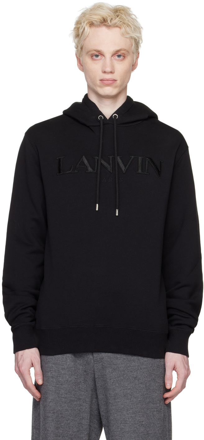 Lanvin Black Paris Hoodie Lanvin