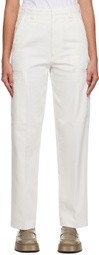 AMI Alexandre Mattiussi White Welt Pocket Trousers