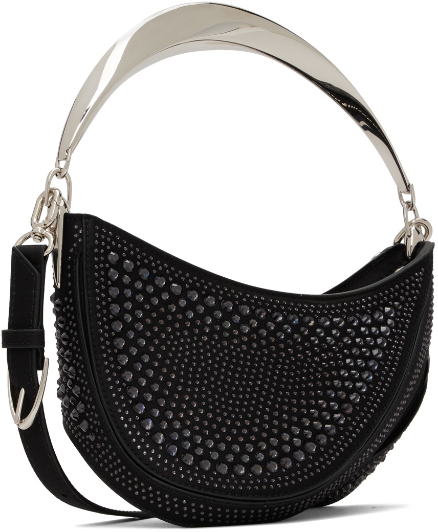 Mugler Black Small Spiral Curve 01 Bag