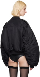 Entire Studios SSENSE Exclusive Black A-2 Bomber Jacket