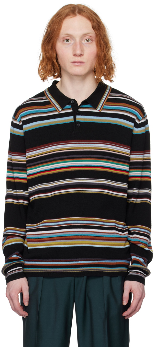 Paul smith striped polo best sale