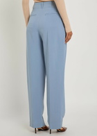 Victoria Beckham Pleated Tapered-leg Trousers Grey