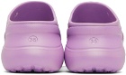 Balenciaga Purple Crocs Edition Pool Slides