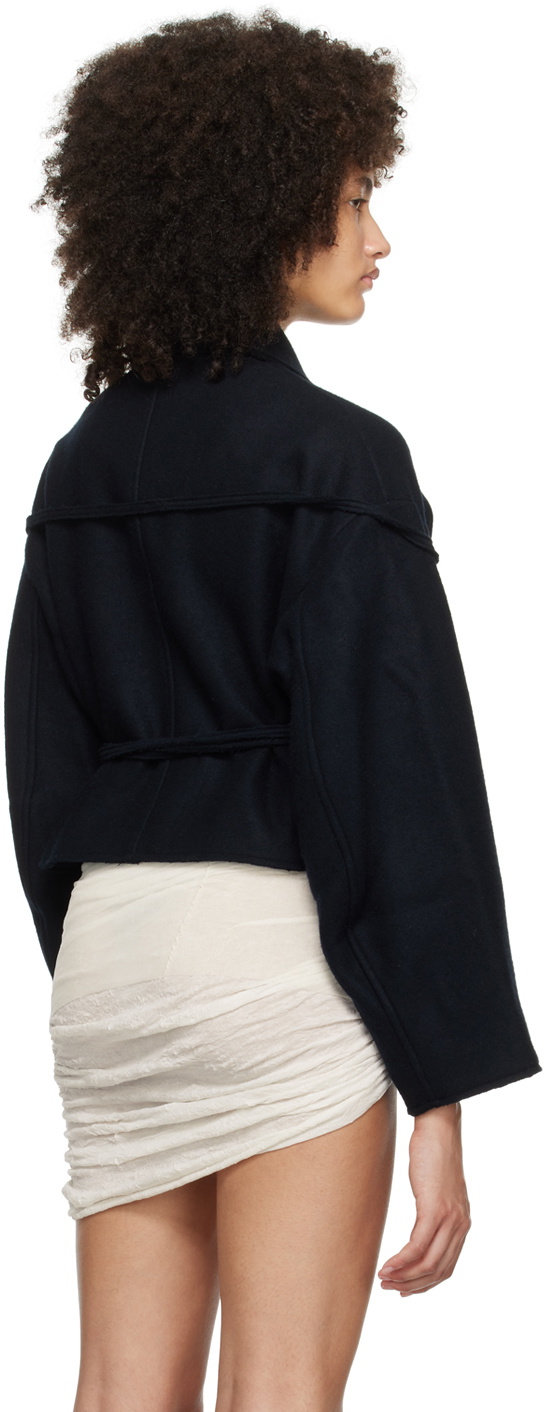 Subtle Le Nguyen Black Cropped Jacket