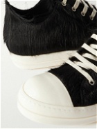 Rick Owens - Calf Hair Sneakers - Black